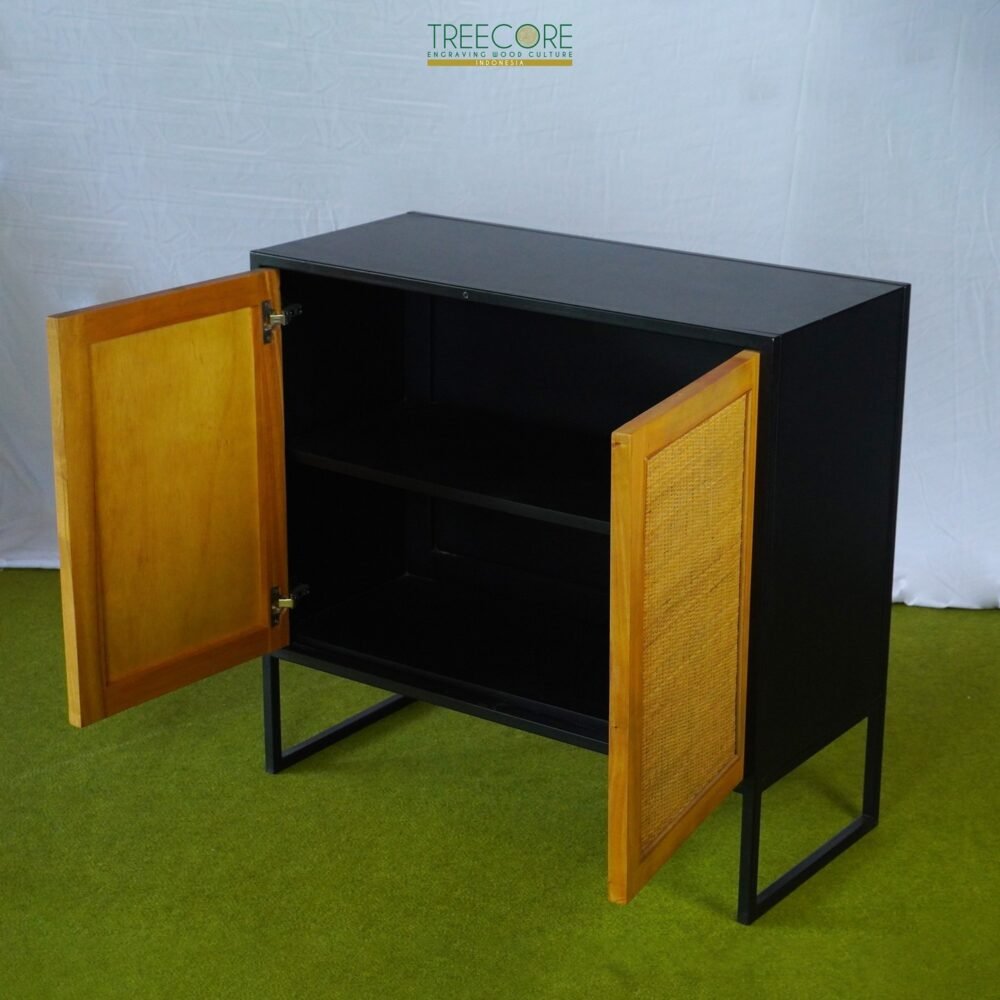 Rattan Storage Sideboard – A Blend of Elegance, Durability, and Functionality