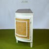 Wooden Sideboard with Rattan Accent – Natural Elegance with Modern Sophistication