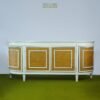 Wooden Sideboard with Rattan Accent – Natural Elegance with Modern Sophistication