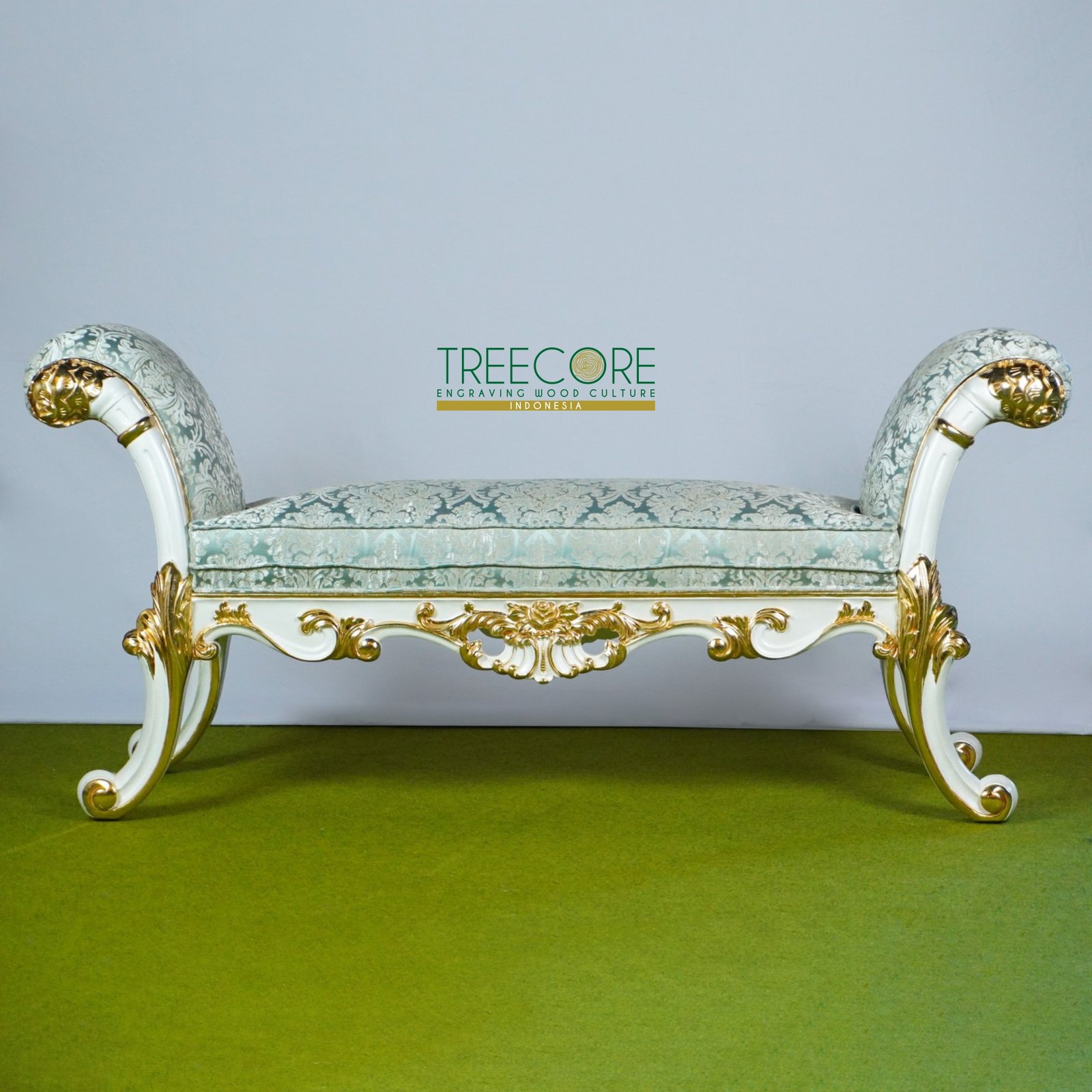 Royal Classic Wooden Bedroom Bench