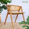 Wooden Rattan Chair – Natural Comfort Meets Timeless Design