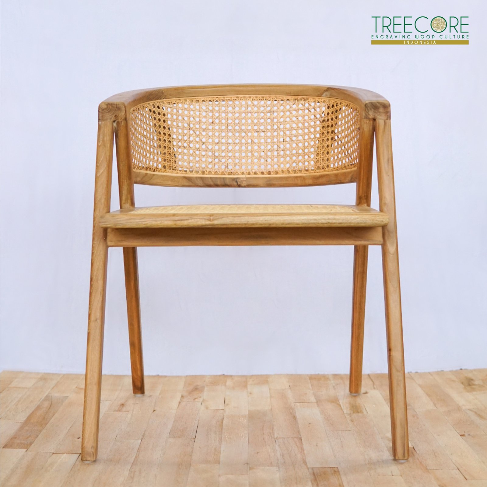Wooden Rattan Chair