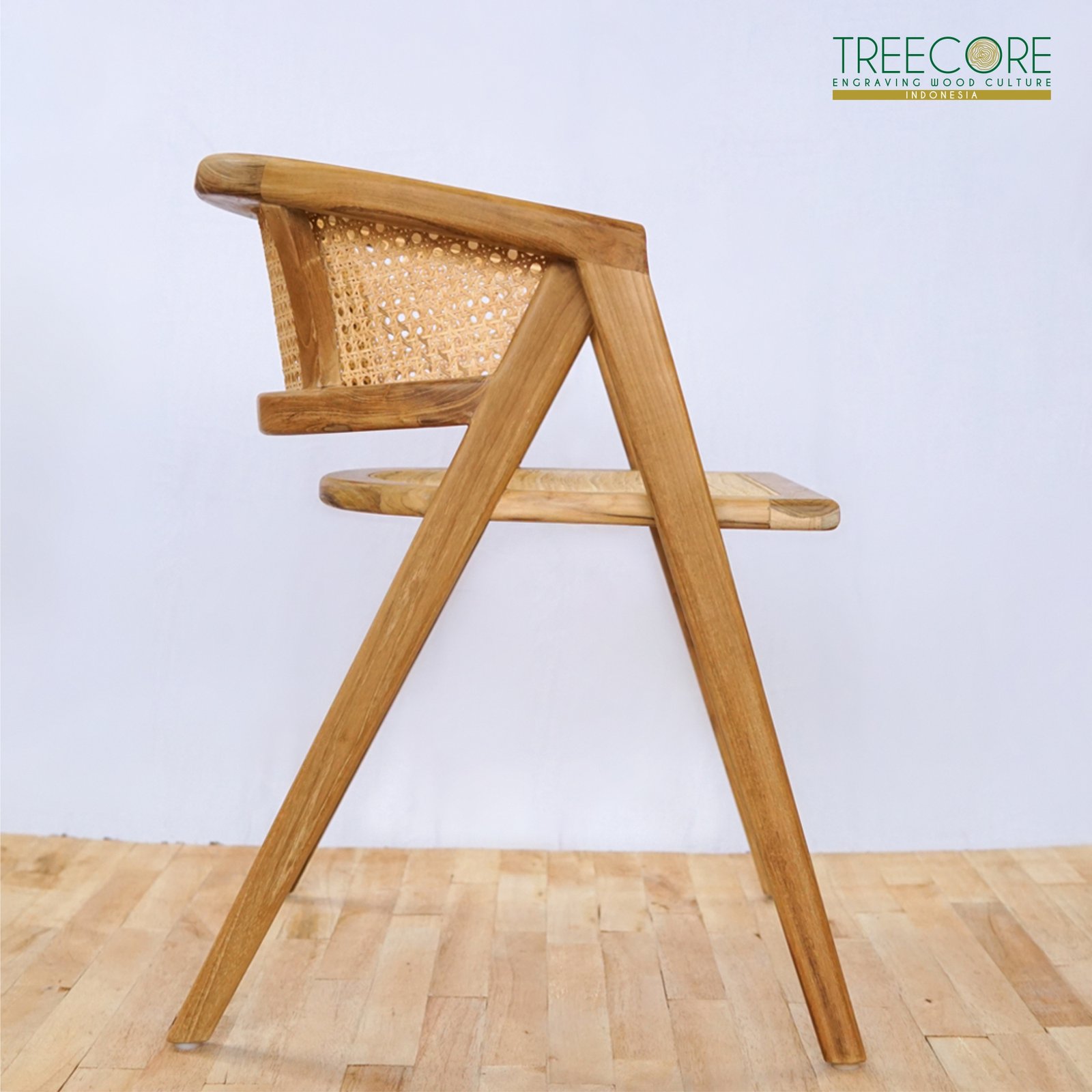 Wooden Rattan Chair