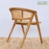 Wooden Rattan Chair – Natural Comfort Meets Timeless Design