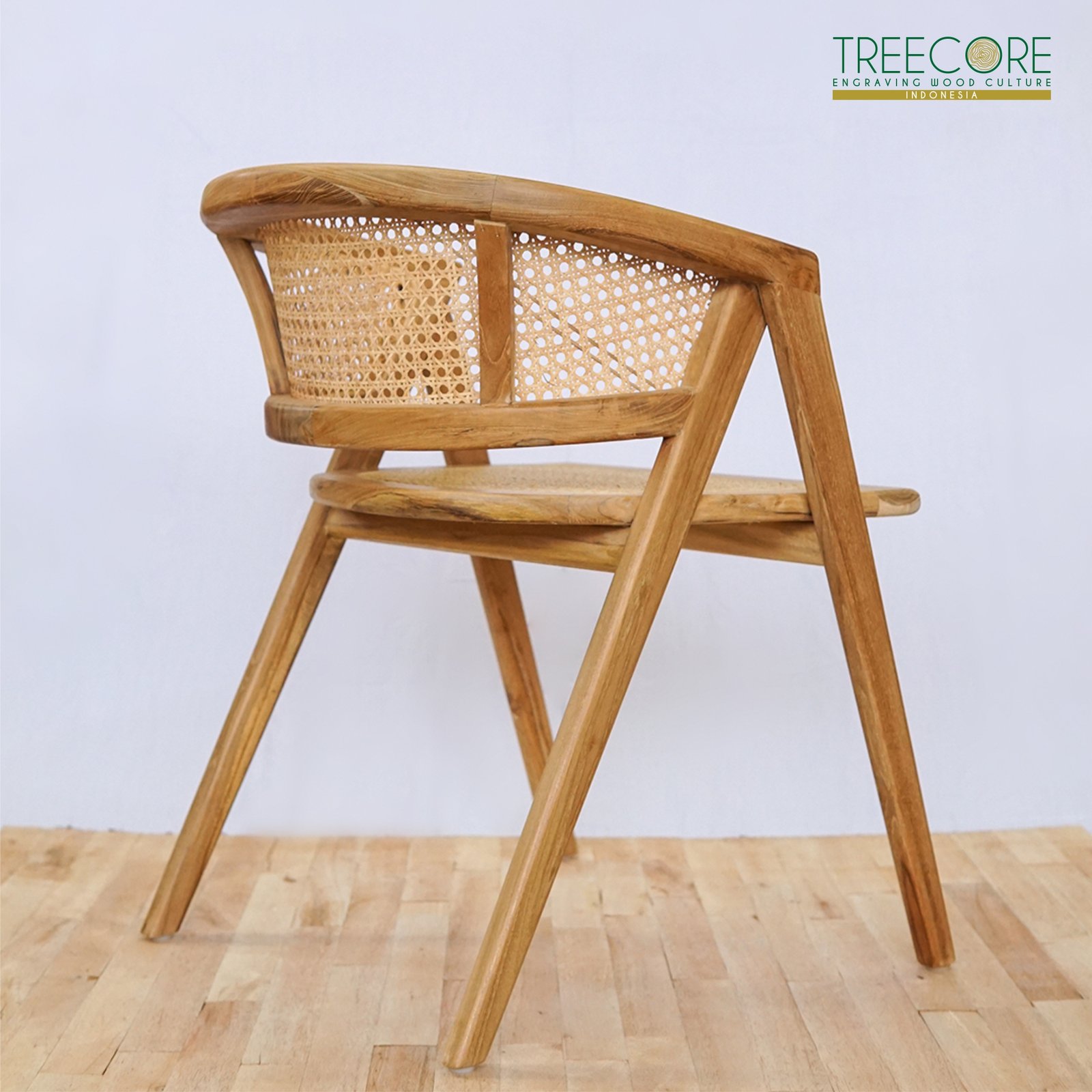 Wooden Rattan Chair