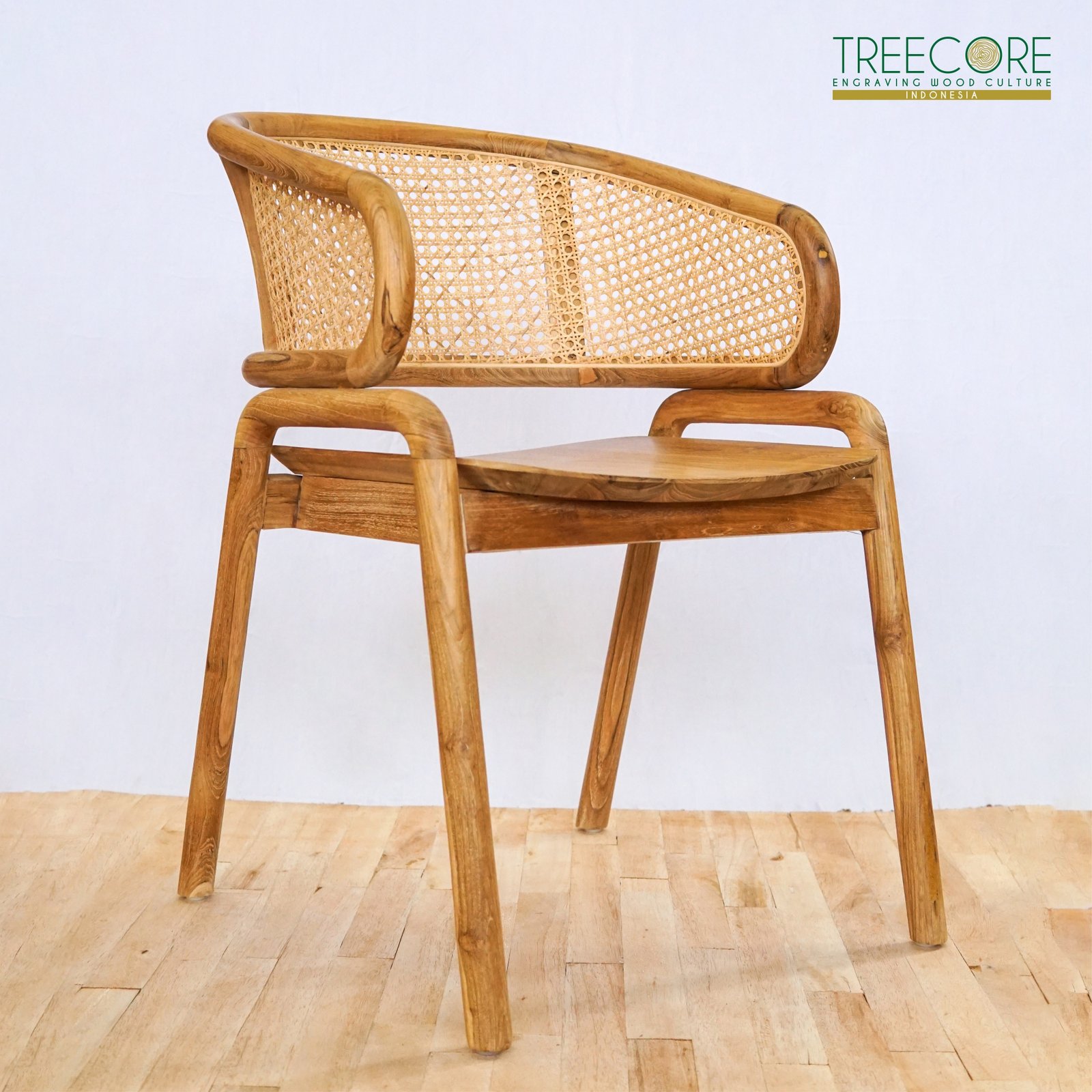 Wooden Rattan Chair