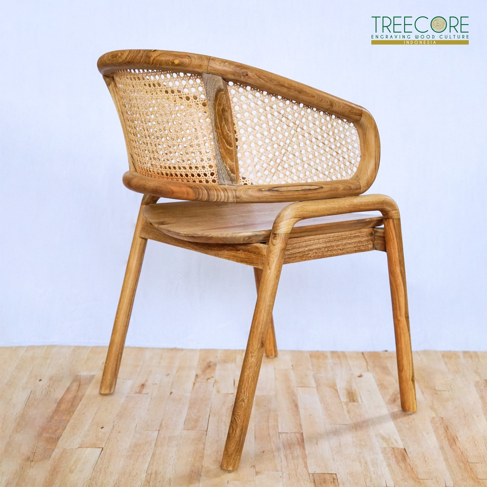 Wooden Rattan Chair