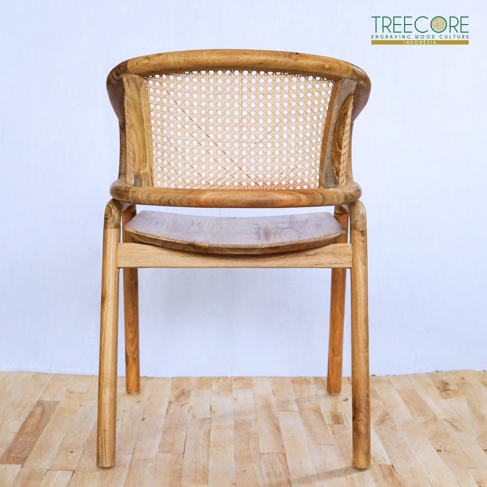 Wooden Rattan Chair