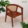 Wooden Chair Rattan Backrest