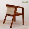 Wooden Chair Rattan Backrest