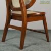 Solid Wood Chair with Rattan – Natural Elegance for Your Home