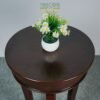 Wooden Round Console Table – Minimalist Design for Stylish Interiors