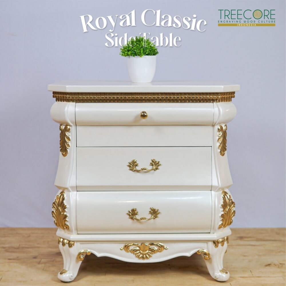 Luxury Wooden Nightstand – Timeless Elegance for Sophisticated Spaces