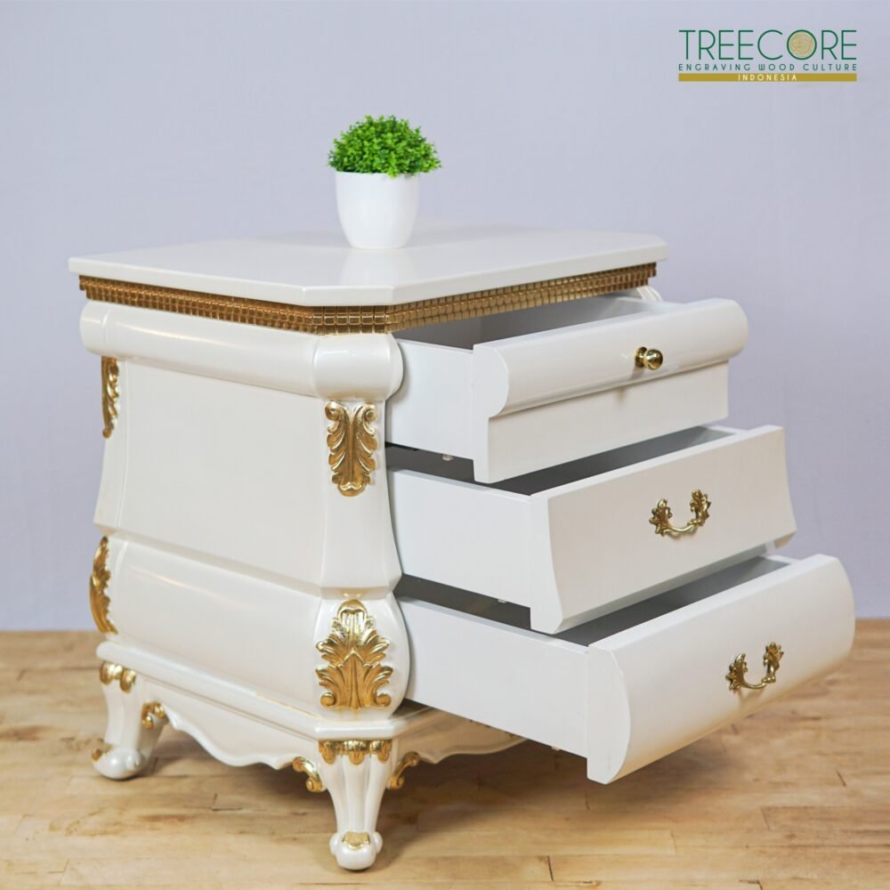 Luxury Wooden Nightstand – Timeless Elegance for Sophisticated Spaces