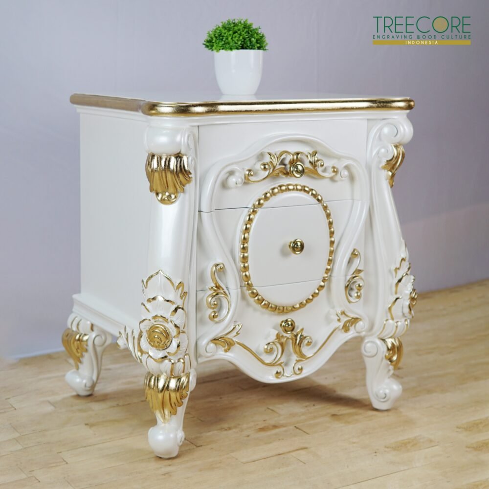 Royal Classic Nightstand – Elegant Design Meets Practical Luxury