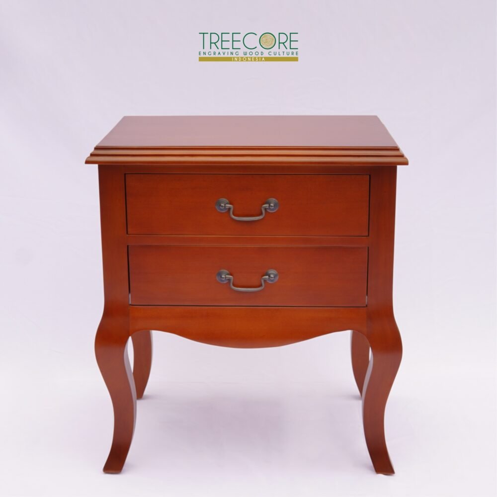 Sleek and Simple Wooden Nightstand