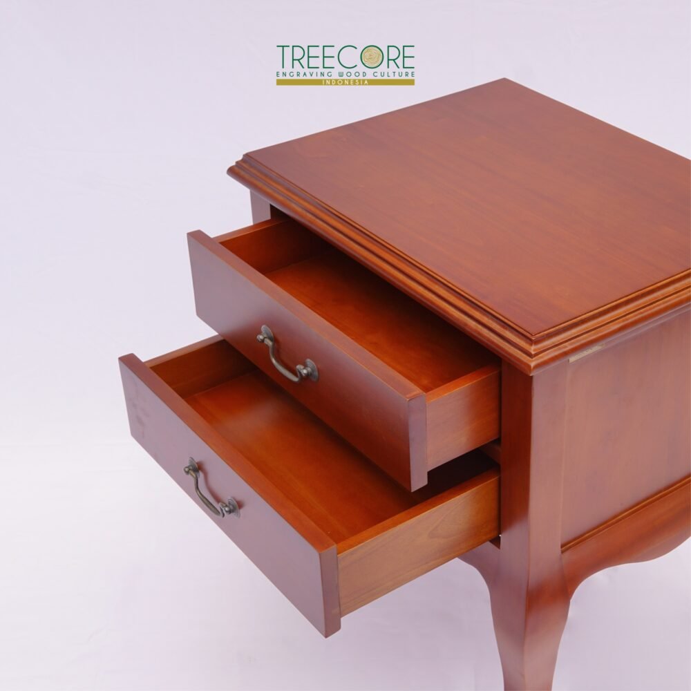 Sleek and Simple Wooden Nightstand