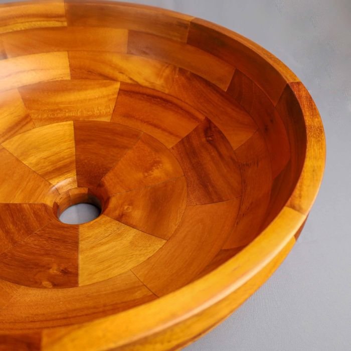 Natural Elegance Wooden Basin – Where Nature Meets Modern Style