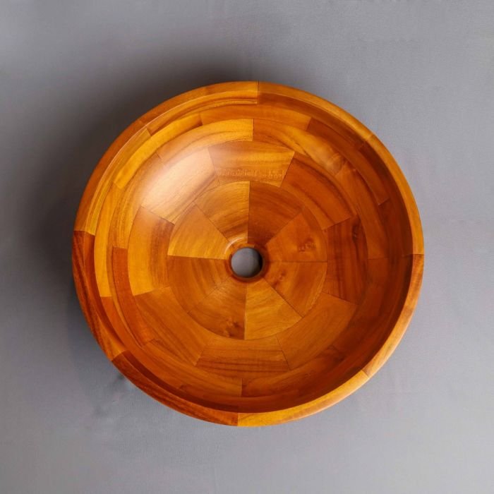 Natural Elegance Wooden Basin – Where Nature Meets Modern Style