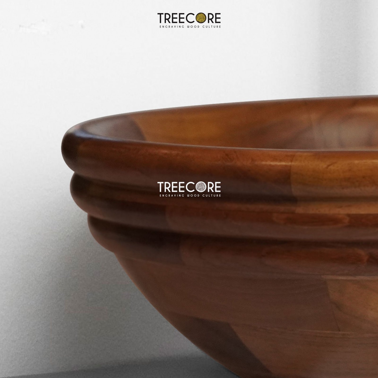 Wooden Natural Finish Sink