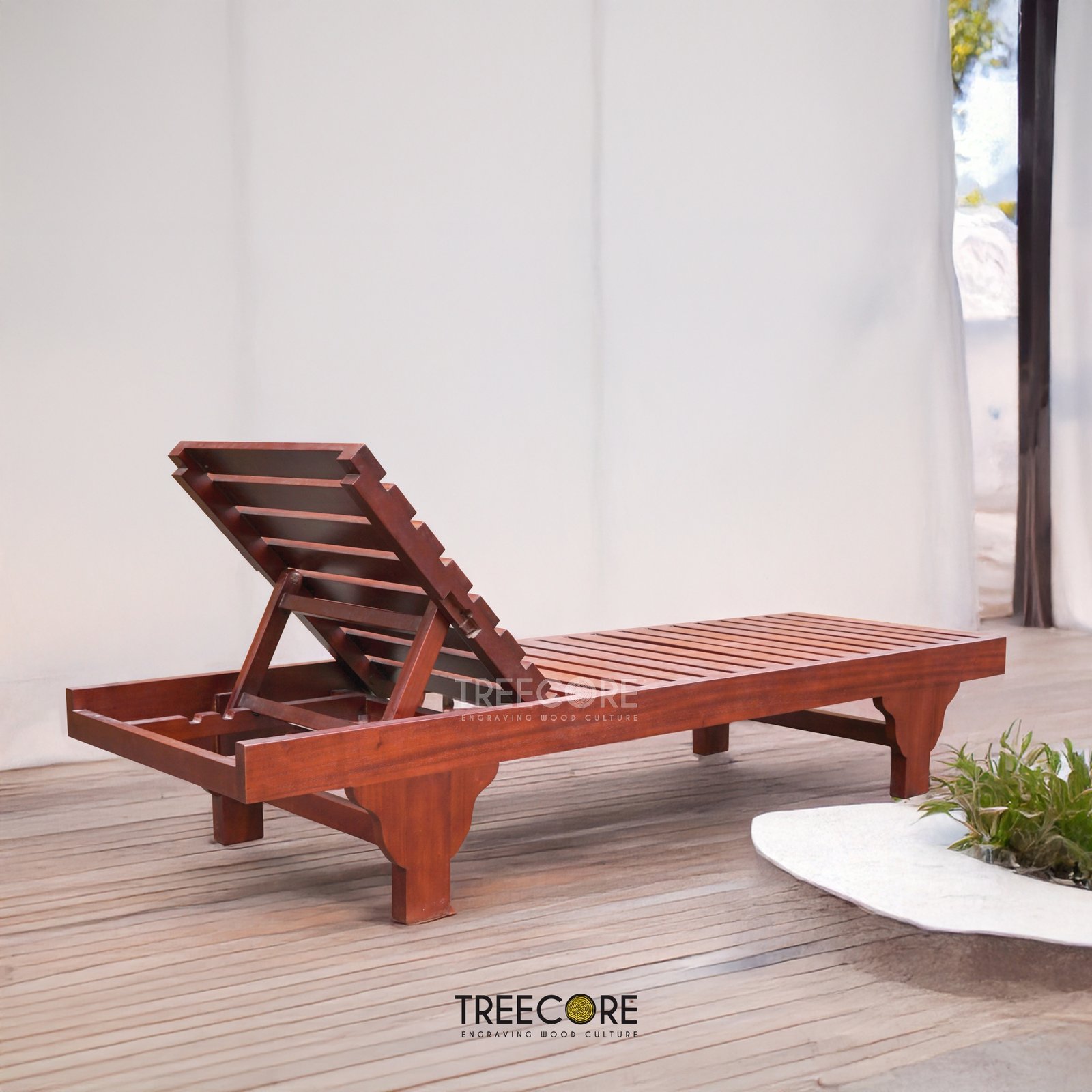 Wooden Lounge Chair — Where Comfort Meets Natural Elegance