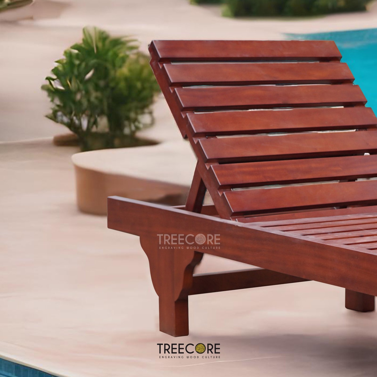 Wooden Lounge Chair — Where Comfort Meets Natural Elegance