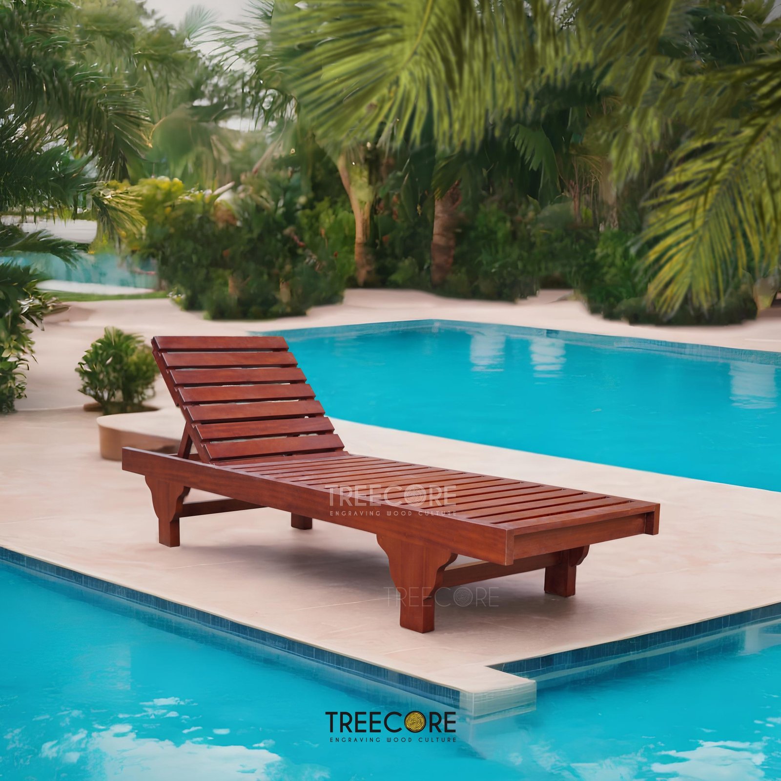 Wooden Lounge Chair — Where Comfort Meets Natural Elegance