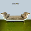 Royal Classic Wooden Bedroom Bench – Elegance with a Touch of Comfort