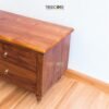 Charming Wooden TV Cabinet with Carved Drawer and Ample Storage