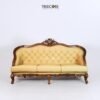 Chair-16-628c8330 Spacious Wooden Sofa Chair with Plush Comfort and Elegant Details