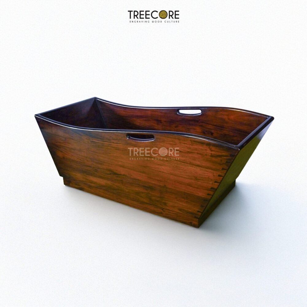 Luxury Teak Wood Bathtub – Handcrafted for Elegance & Comfort