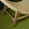 Lounger Rattan Chair – Elegant Wooden Frame with Natural Rattan