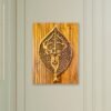 Wooden Wall Art Set – Deer, Lion, and Wolf