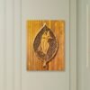 Wooden Wall Art Set – Deer, Lion, and Wolf