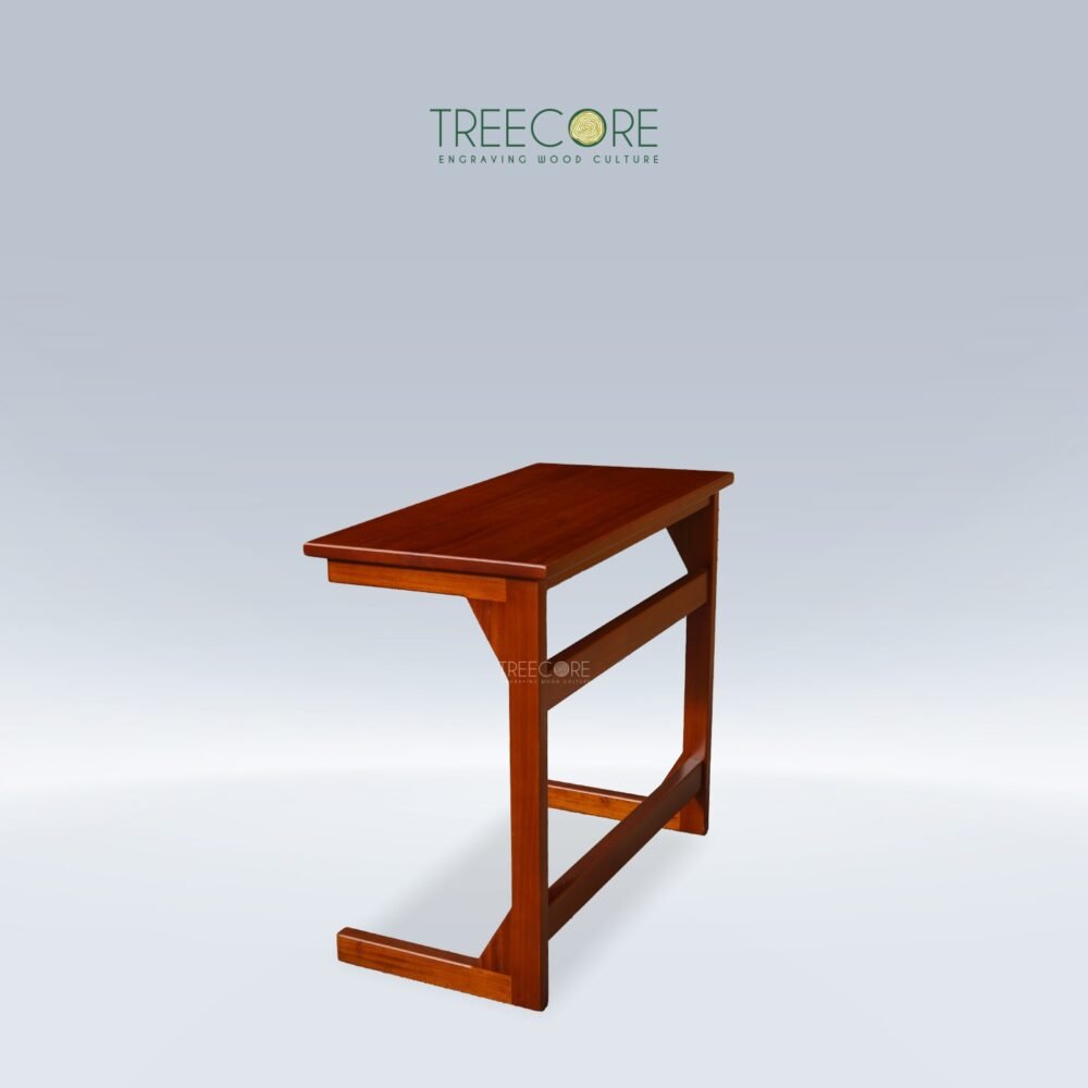 C-Shaped Side Table for Modern Spaces