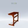 C-Shaped Side Table for Modern Spaces