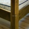 Minimalist Canopied Bed with Rattan Warmth