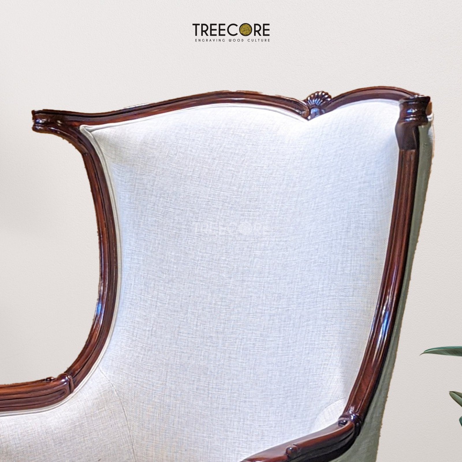 Wooden Fireside Chair – Elegance Meets Comfort