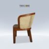 Chair-05-5959007f Curved Rattan Wooden Chair