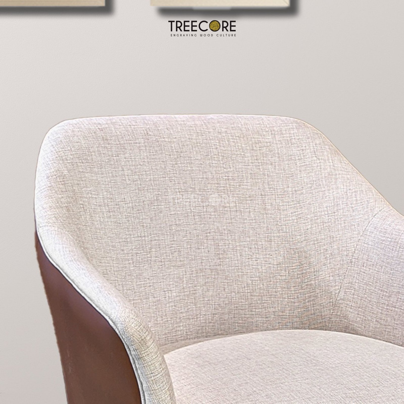Elegant Wooden Sofa Armchair