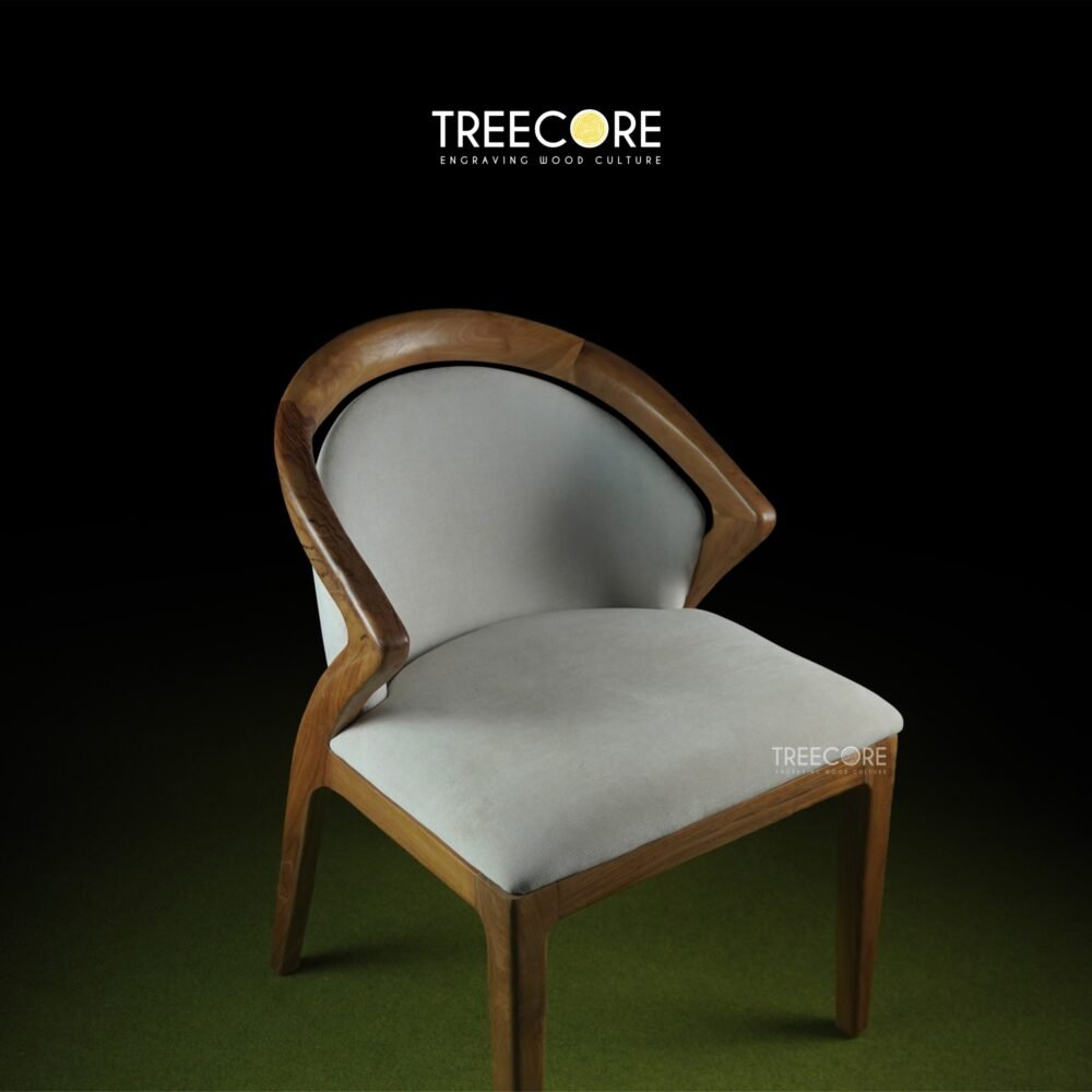 Wooden Foam Cushion Dining Chair – Elegant & Comfortable Seating for Any Space