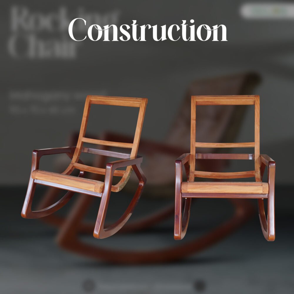 Elegant Mahogany Rocking Chair – Classic Comfort & Timeless Craftsmanship