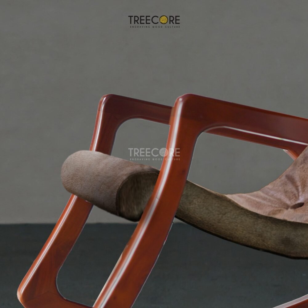 Elegant Mahogany Rocking Chair – Classic Comfort & Timeless Craftsmanship