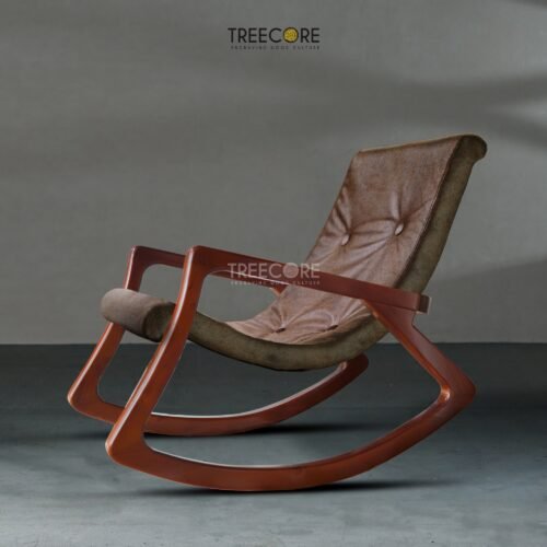 Elegant Mahogany Rocking Chair – Classic Comfort & Timeless Craftsmanship