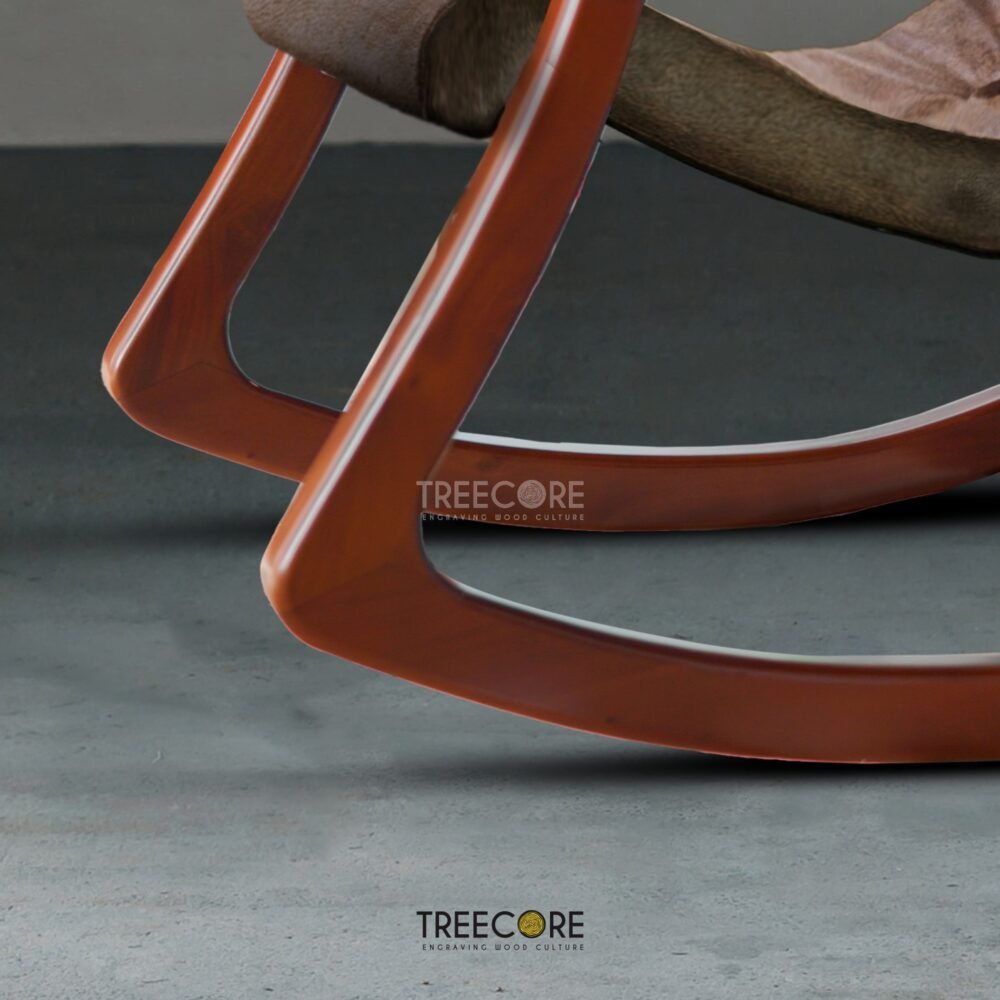 Elegant Mahogany Rocking Chair – Classic Comfort & Timeless Craftsmanship
