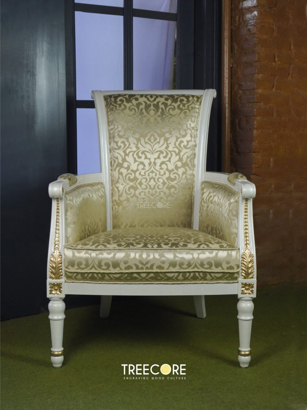 Chair-26-9b1a7fb5 Regal Charm Wooden Sofa - Timeless Comfort and Regal Charm