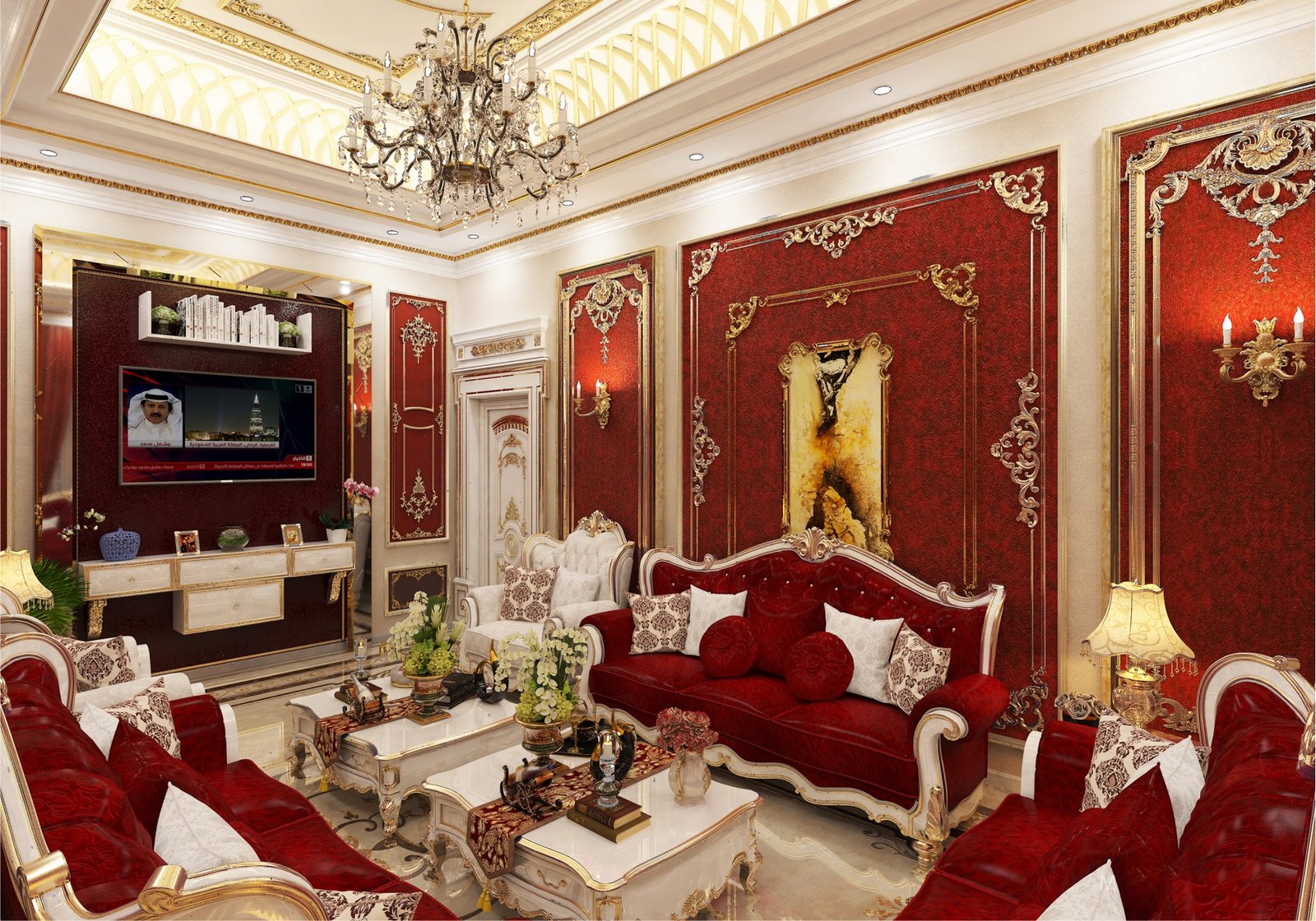 Sharifudeen's Residence Project -  Living Room