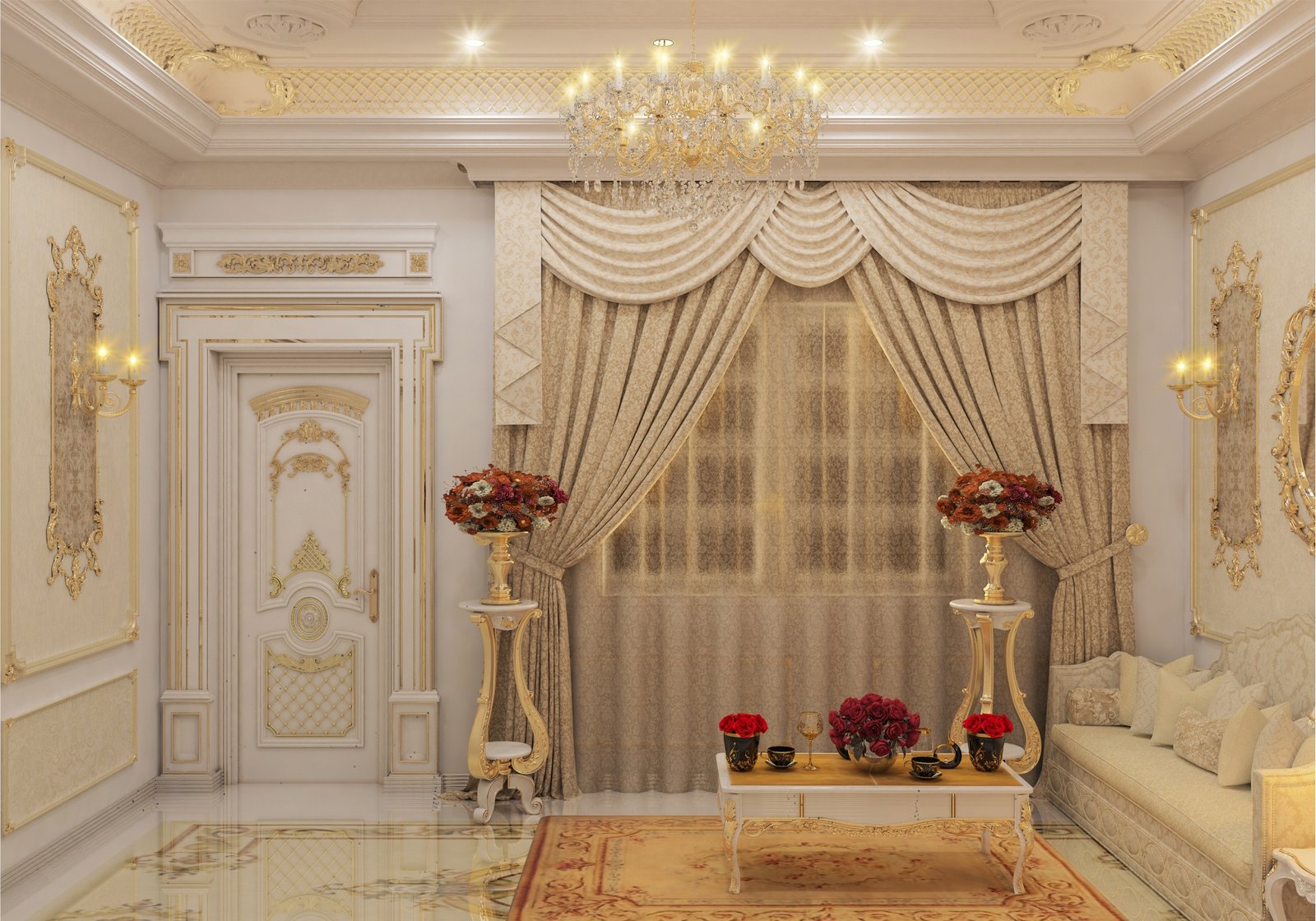 Sharifudeen's Residence Project - Living Room