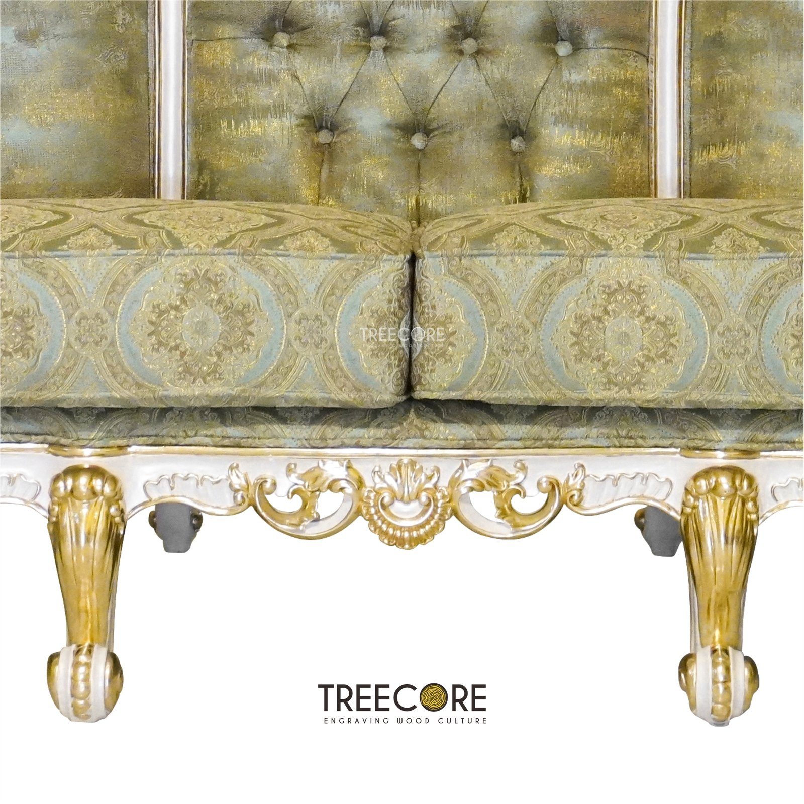 Elegant Three-Seater Royal Sofa – Classic Design