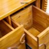 Classic Wooden Sideboard with Elegant Carvings and Spacious Drawers